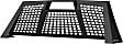 1110112 Switchback Series Headache Rack, Mesh, Powdercoated Black, Sold Individually