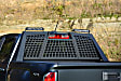 1110112 Switchback Series Headache Rack, Mesh, Powdercoated Black, Sold Individually