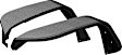 1500203 Front, Driver and Passenger Side Fender Flares, Powdercoated Textured Black Jeep Series