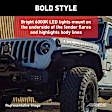 2018 Jeep Wrangler - Front, Driver and Passenger Side Side Marker, With bulb(s)