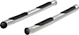 201005-2 3in Side Bars Series Nerf Bars Polished, Covers Cab Length - Set of 2