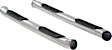 201005-2 3in Side Bars Series Nerf Bars Polished, Covers Cab Length - Set of 2