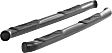 201008 3in Side Bars Series Nerf Bars Powdercoated Black, Covers Cab Length - Set of 2