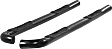 202004 3in Side Bars Series Nerf Bars Powdercoated Black, Covers Cab Length - Set of 2