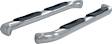202008-2 3in Side Bars Series Nerf Bars Polished, Covers Cab Length - Set of 2