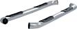 202009-2 3in Side Bars Series Nerf Bars Polished, Covers Cab Length - Set of 2