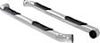 203009-2 3in Side Bars Series Nerf Bars Polished, Covers Cab Length - Set of 2