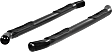 203041 3in Side Bars Series Nerf Bars Powdercoated Black, Covers Cab Length - Set of 2