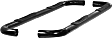 204012 3in Side Bars Series Nerf Bars Powdercoated Black, Covers Cab Length - Set of 2