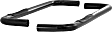 204040 3in Side Bars Series Nerf Bars Powdercoated Black, Covers Cab Length - Set of 2