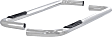 204041-2 3in Side Bars Series Nerf Bars Polished, Covers Cab Length - Set of 2