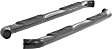 204051 3in Side Bars Series Nerf Bars Black, Covers Cab Length - Set of 2