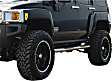 204051 3in Side Bars Series Nerf Bars Black, Covers Cab Length - Set of 2