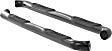 204051 3in Side Bars Series Nerf Bars Black, Covers Cab Length - Set of 2
