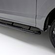 204054 3in Side Bars Series Nerf Bars Gloss Black, Covers Cab Length - Set of 2