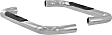 205000-2 3in Side Bars Series Nerf Bars Polished, Covers Cab Length - Set of 2