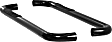 205000 3in Side Bars Series Nerf Bars Powdercoated Black, Covers Cab Length - Set of 2