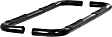 205008 3in Side Bars Series Nerf Bars Powdercoated Black, Covers Cab Length - Set of 2