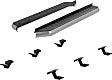 2020 Buick Enclave - AeroTread Series Running Boards, Powdercoated Black, Non-Powered, Aluminum, Set of 2