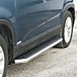 2020 Buick Enclave - AeroTread Series Running Boards, Powdercoated Black, Non-Powered, Aluminum, Set of 2