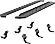 2055516 Running Boards, Powdercoated Textured Black, Steel, Diameter - 6.5 in., Standard Cab Pickup, RidgeStep Commercial Series