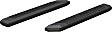 2055975 Running Boards, Powdercoated Black, Aluminum, 75 in. Length, Diameter - 5.5 in., Hardware and Bracket(S) Are Sold Separately., AdvantEDGE Series