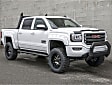 2055985 Running Boards, Powdercoated Black, Aluminum, Crew Cab Pickup/Extended Cab Pickup, 5.5 in., 85 in. Length, AdvantEDGE Series