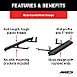 2024 Chevrolet Equinox - AeroTread Series, Running Boards, Powdercoated Black, Non-Powered, Aluminum, Set of 2