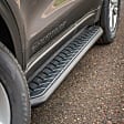 2061040 Running Boards, Carbide Black Powder Coat, Stainless Steel, Sport Utility, 5 in. x 73 in., AeroTread Series
