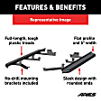 2061040 Running Boards, Carbide Black Powder Coat, Stainless Steel, Sport Utility, 5 in. x 73 in., AeroTread Series