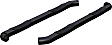 209018 3in Side Bars Series Nerf Bars Black, Covers Cab Length - Set of 2