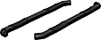 209042 3in Side Bars Series Nerf Bars Black, Covers Cab Length - Set of 2