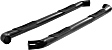 213045 3in Side Bars Series Nerf Bars Gloss Black, Covers Cab Length - Set of 2