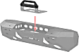 2156070 Fairlead - Anodized Black, Aluminum