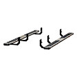 2553028 Running Boards, Black Non-Powered Stainless Steel Set of 2