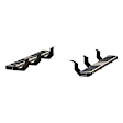 2553038 Running Boards, Black Non-Powered Stainless Steel Set of 2