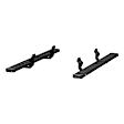 2554019 Running Boards, Black Non-Powered Carbon steel Set of 2
