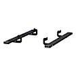 2554020 Running Boards, Black Non-Powered Carbon steel Set of 2