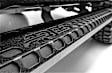 2556042 Running Boards, Powdercoated Black, Aluminum, 75 in. Length, Diameter - 5.5 in., Crew Cab Pickup, AdvantEDGE Series