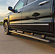 2558042 Running Boards, Powdercoated Black, Carbon Steel, Crew Cab Pickup, 5.5 in., AscentStep Series