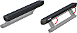 3025183 ActionTrac Series Running Boards, Powdercoated Textured Black Powered Aluminum Set of 2