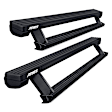 3034472 Running Boards, Carbide Black Powder Coat, Aluminum, Mounting Hardware and Wiring Harness Included, 2-Door, Sport Utility, 48.75 in., ActionTrac Series