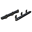 3047912 Running Boards, Powdercoated Textured Black, Aluminum, Crew Cab Pickup, 79 in., ActionTrac Series