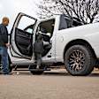 3047912 Running Boards, Powdercoated Textured Black, Aluminum, Crew Cab Pickup, 79 in., ActionTrac Series