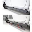 3047912 Running Boards, Powdercoated Textured Black, Aluminum, Crew Cab Pickup, 79 in., ActionTrac Series