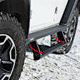 3048103 Running Boards, Carbide Black Powder Coat, Aluminum, Sport Utility, 69.6 in.