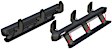 3048326 Running Boards, Powdercoated Textured Black, Aluminum, Crew Cab Pickup, 83 in., ActionTrac Series