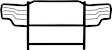 2010 Ford F-150 - One-piece Series, Grille Guard, Powdercoated Black, Steel