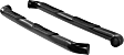 35700 3in Side Bars Series Nerf Bars Powdercoated Black, Covers Cab Length - Set of 2