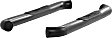 35800 3in Side Bars Series Nerf Bars Powdercoated Black, Fits 2 Door Models Only Without Rockers  - Set of 2